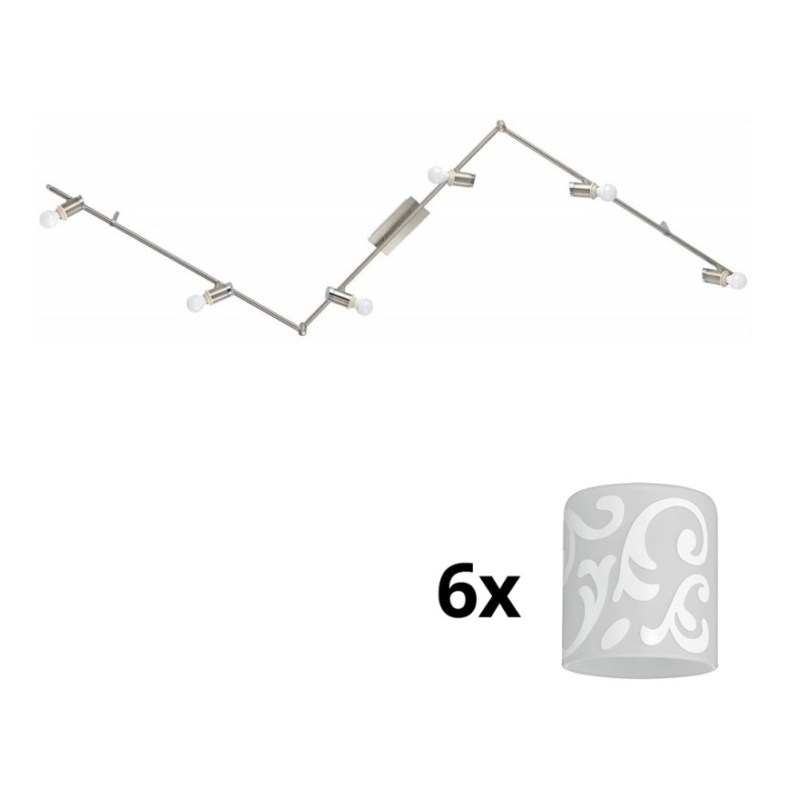 Eglo - Foco LED MY CHOICE 6xE14/4W/230V cromado mate/branco