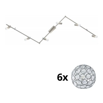 Eglo - Foco LED MY CHOICE 6xE14/4W/230V cromado mate