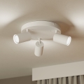 Eglo - Foco LED RGB com regulação 3xGU10/4,9W/230V branco