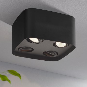Eglo - Foco LED RGBW com regulação 4xGU10/5W/230V ZigBee