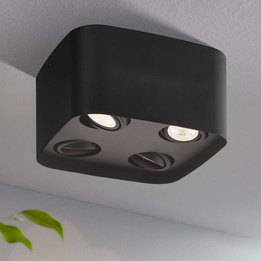 Eglo - Foco LED RGBW com regulação 4xGU10/5W/230V ZigBee