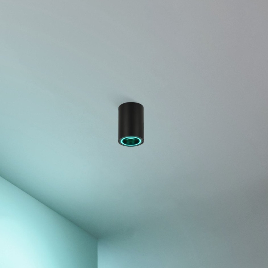Eglo - Foco LED RGBW com regulação LED/4,9W/230V 2700-6500K preto