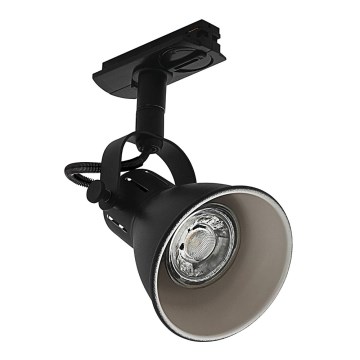 Eglo - Foco para sistema de carril 1xGU10/35W/230V preto