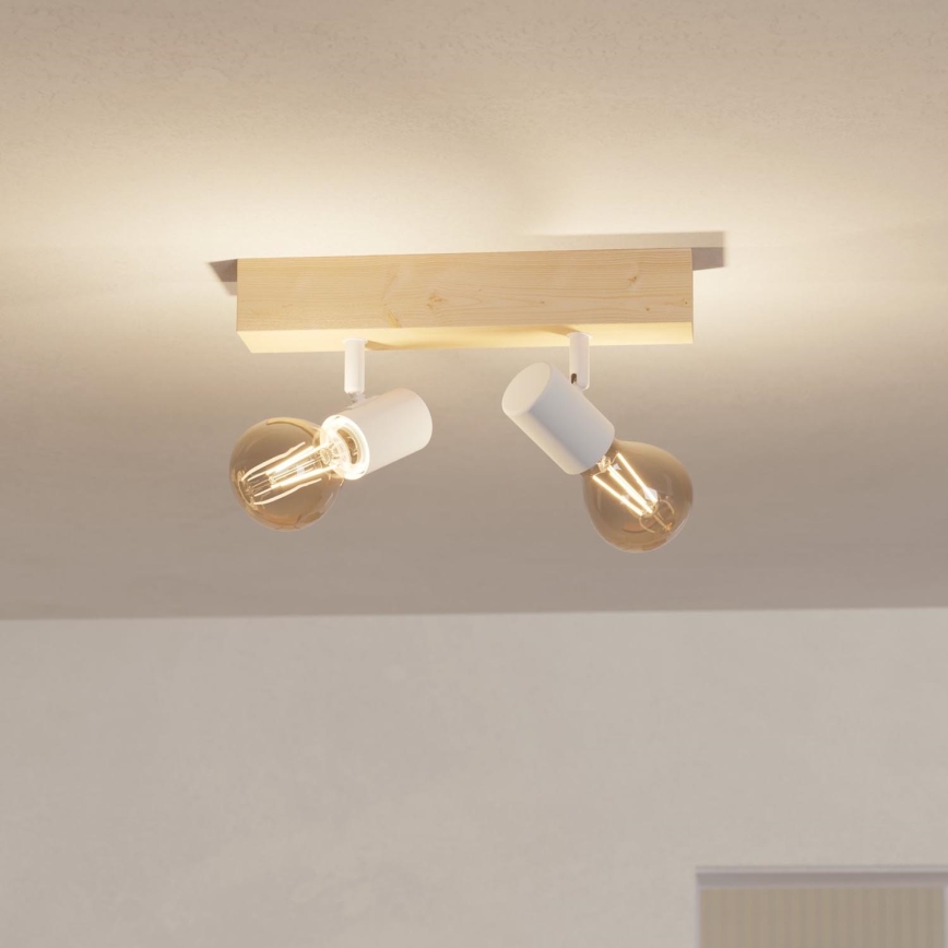 Eglo - Foco TOWNSHEND 2xE27/60W/230V - FSC certificado