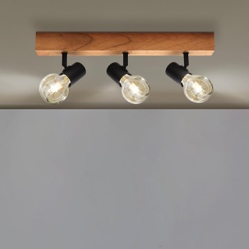 Eglo - Foco TOWNSHEND 3xE27/60W/230V - FSC certificado