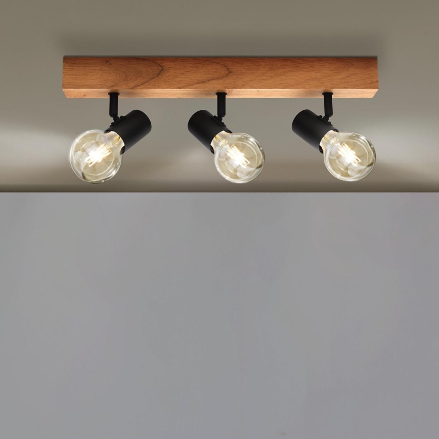 Eglo - Foco TOWNSHEND 3xE27/60W/230V - FSC certificado