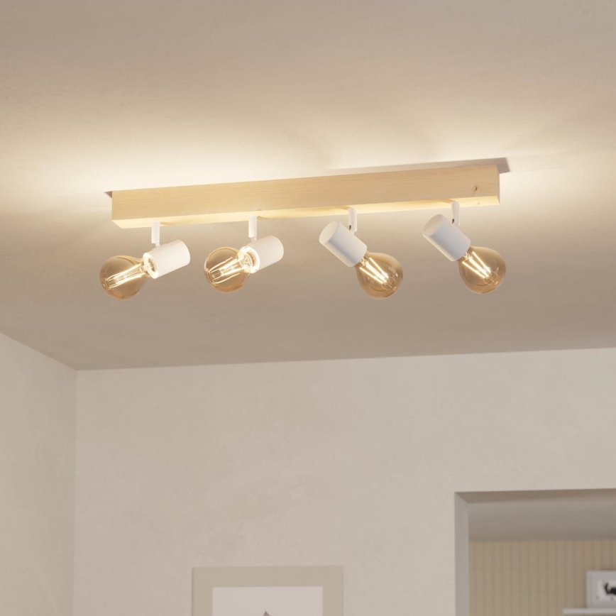 Eglo - Foco TOWNSHEND 4xE27/60W/230V - FSC certificado