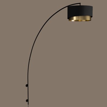 Eglo - Iluminação de parede 1xE27/40W/230V preto/dourado