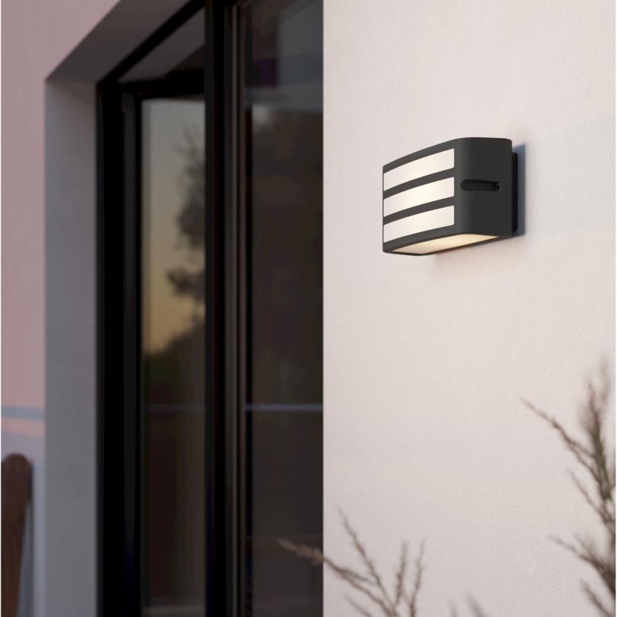 Eglo - Iluminação de parede exterior 1xE27/40W/230V antracite IP54