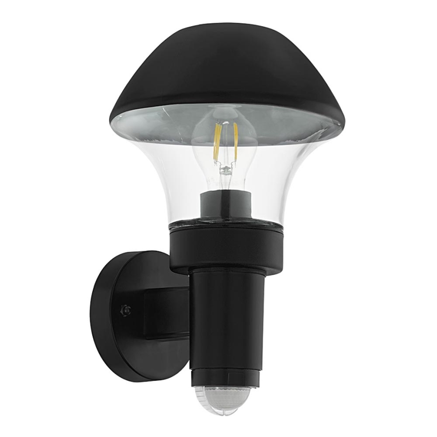 Eglo - Iluminação de parede exterior com sensor 1xE27/60W/230V IP44
