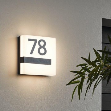 Eglo - Iluminação de parede exterior LED com regulação TORAZZA-C LED/14W/230V IP44