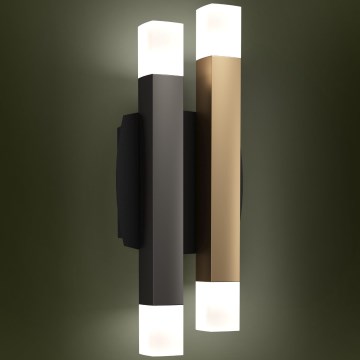 Eglo - Iluminação de parede LED 4xLED/3,3W/230V 3000K antracite/dourado