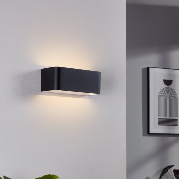 Eglo - Iluminação de parede LED LED/10W/230V 3000K preto