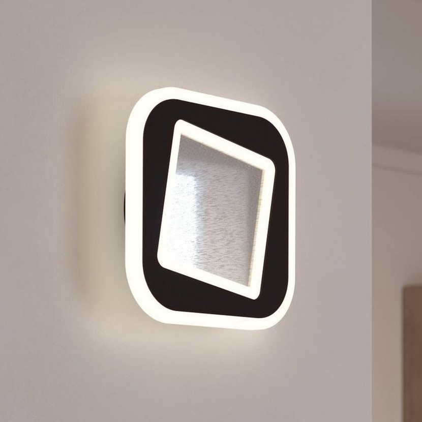 Eglo - Iluminação de parede LED LED/12W/230V 4000K preto