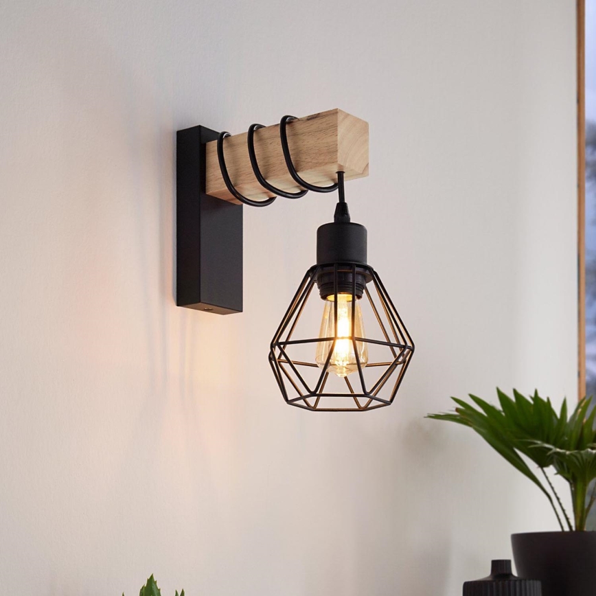 Eglo - Iluminação de parede TOWNSHEND 1xE27/60W/230V