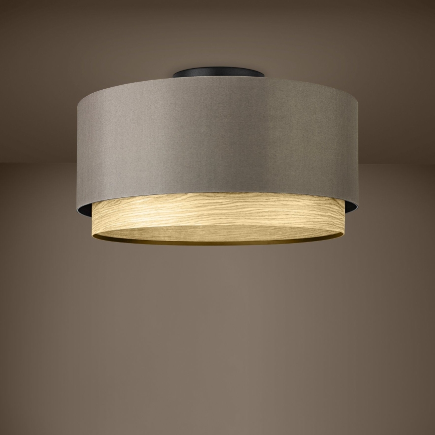 Eglo - Iluminação de teto 1xE27/40W/230V castanho