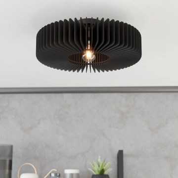 Eglo - Iluminação de teto 1xE27/40W/230V preto
