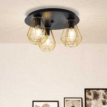 Eglo - Iluminação de teto 3xE27/40W/230V