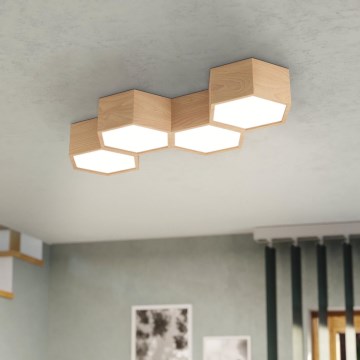 Eglo - Iluminação de teto 4xE27/9W/230V