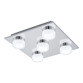 Eglo - Iluminação de teto de casa de banho LED com regulação 5xLED/7,2W/ IP44