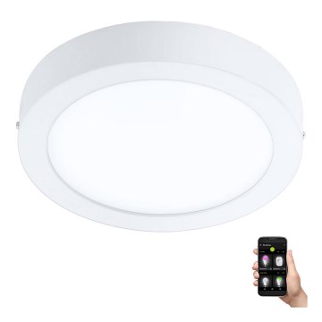 Eglo - Iluminação de teto de casa de banho LED com regulação LED/16,5W/230V 2700-6500K IP44 ZigBee