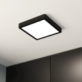 Eglo - Iluminação de teto de casa de banho LED LED/17W/230V IP44 preto