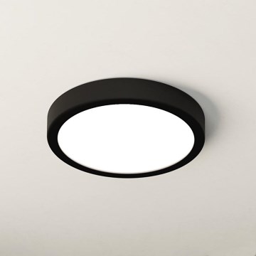 Eglo - Iluminação de teto de casa de banho LED LED/17W/230V preto IP44