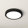 Eglo - Iluminação de teto de casa de banho LED LED/17W/230V preto IP44