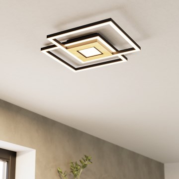 Eglo - Iluminação de teto LED com regulação 2xLED/17W/230V +1xLED/4,2W 2700-6500K + comando