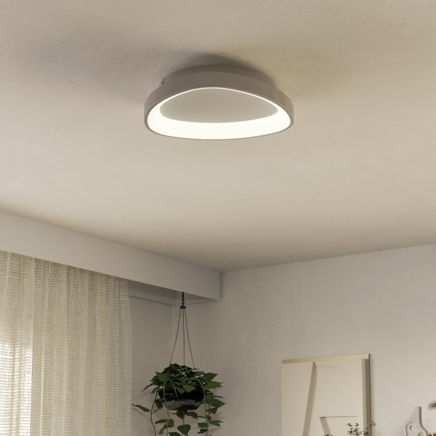 Eglo - Iluminação de teto LED com regulação LED/12W/230V 2700-6500K branco + comando