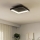 Eglo - Iluminação de teto LED com regulação LED/12W/230V 2700-6500K preto + comando