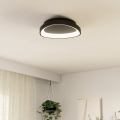 Eglo - Iluminação de teto LED com regulação LED/12W/230V 2700-6500K preto + comando
