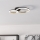 Eglo - Iluminação de teto LED com regulação LED/12W/230V 4000K preto/dourado