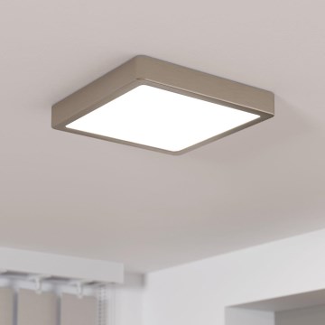 Eglo - Iluminação de teto LED com regulação LED/17W/230V cromado mate