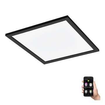 Eglo - Iluminação de teto LED com regulação LED/21,5W/230V preta ZigBee