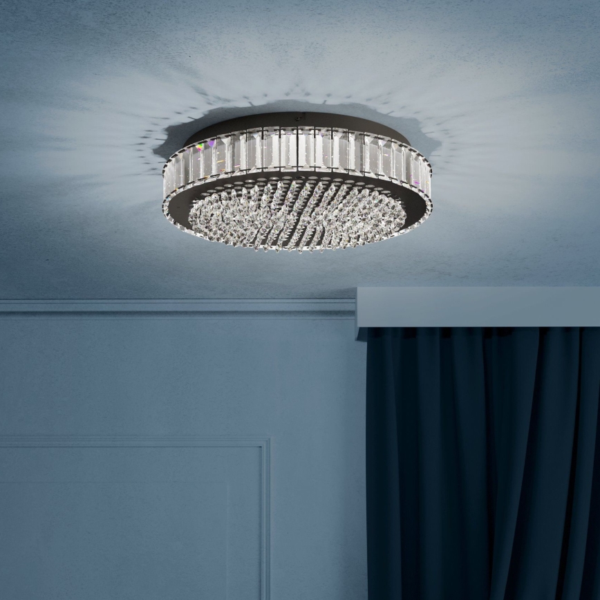 Eglo - Iluminação de teto LED com regulação LED/23,5W/230V 4000K preto