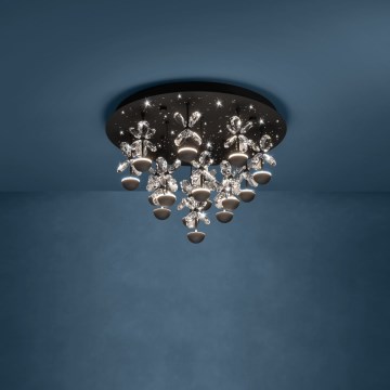 Eglo - Iluminação de teto LED com regulação LED/27W/230V 3000K preto