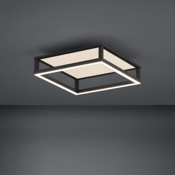 Eglo - Iluminação de teto LED com regulação LED/29,4W/230V 2700-6500K preto + comando