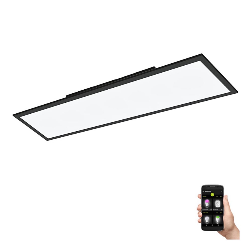 Eglo - Iluminação de teto LED com regulação LED/33,5W/230V preta ZigBee