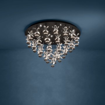 Eglo - Iluminação de teto LED com regulação LED/77,4W/230V 3000K preto