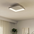 Eglo - Iluminação de teto LED com regulação LORETELLO LED/12W/230V branco + comando