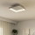 Eglo - Iluminação de teto LED com regulação LORETELLO LED/12W/230V branco + comando