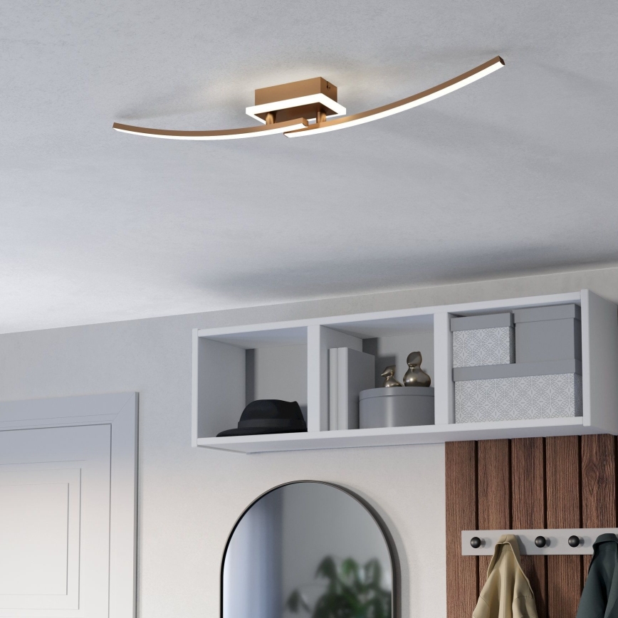 Eglo - Iluminação de teto LED LED/12W/230V 4000K cobre