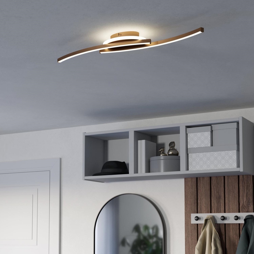 Eglo - Iluminação de teto LED LED/12W/230V 4000K cobre