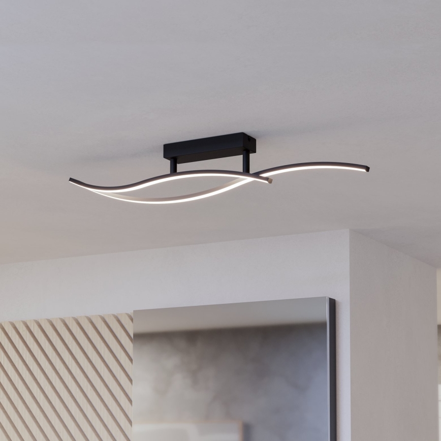 Eglo - Iluminação de teto LED LED/12W/230V 4000K preto