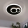 Eglo - Iluminação de teto LED LED/7,8W/230V d. 20 cm preto