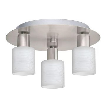Eglo - Iluminação de teto LED MY CHOICE 3xE14/4W/230V cromado mate/branco