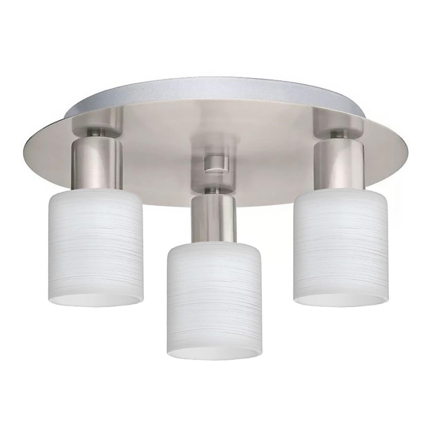 Eglo - Iluminação de teto LED MY CHOICE 3xE14/4W/230V cromado mate/branco