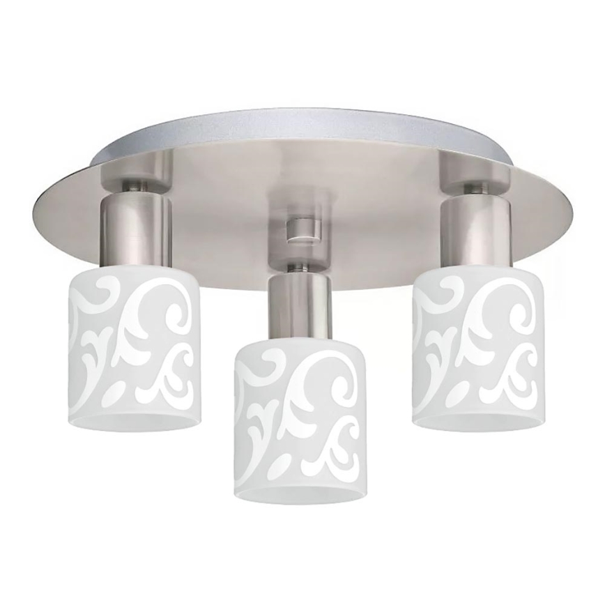 Eglo - Iluminação de teto LED MY CHOICE 3xE14/4W/230V cromado mate/branco