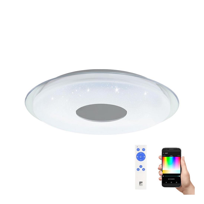 Eglo - Iluminação de teto LED RGB com regulação LANCIANO-C LED/38W/230V + CR